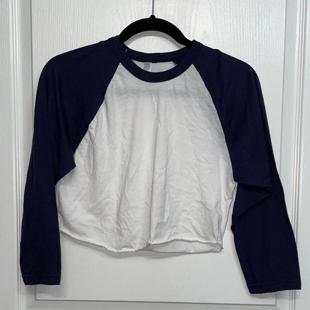 American Apparel Baseball Crop